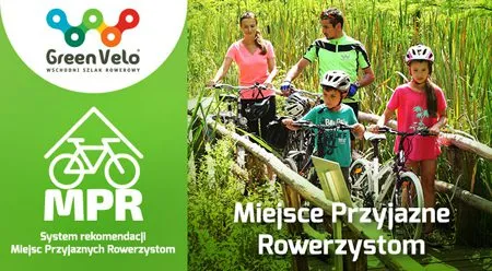 Dworek Tryumf jako Miejsce Przyjazne Rowerzystom Wschodniego Szlaku Rowerowego Green Velo.